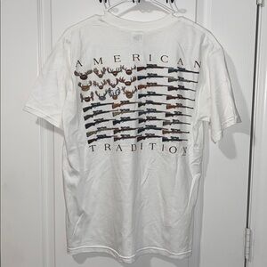 Vintage Deadstock Anvil Goodys American Tradition Big Game‎ Hunting T Shirt